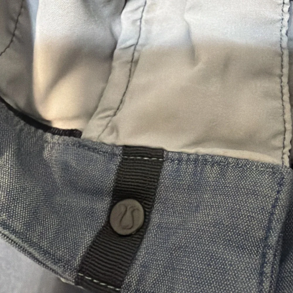Lululemon ABC Pants Men's 34 gray Casual Chino Trousers Zip Pocket Warpstream